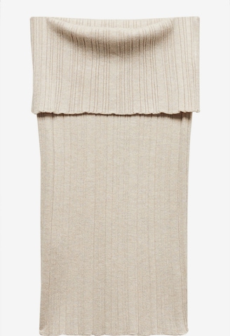 MANGO Knitted Top 'PAULINA' in Beige: front