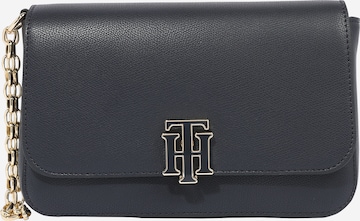 TOMMY HILFIGER Clutch in Blauw: voorkant