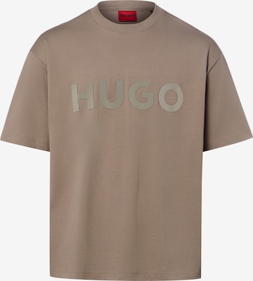 T-Shirt 'Dinkee' HUGO en marron : devant