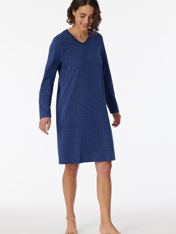 SCHIESSER Sleepshirt ' Comfort Essentials ' in Blau