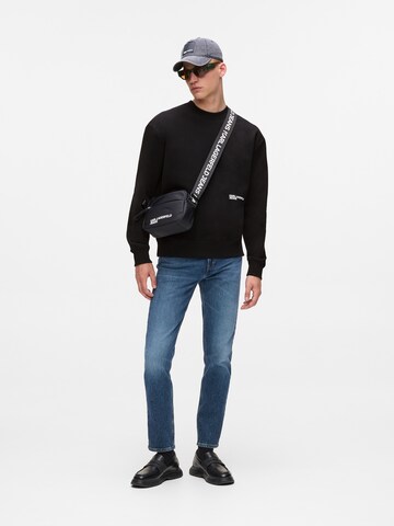 juoda KARL LAGERFELD JEANS Megztinis be užsegimo