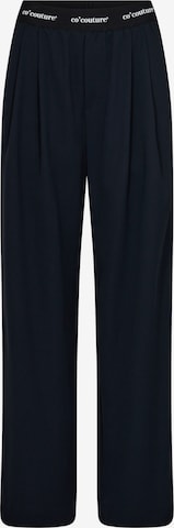 Pantalon 'Amina' co'couture en bleu : devant
