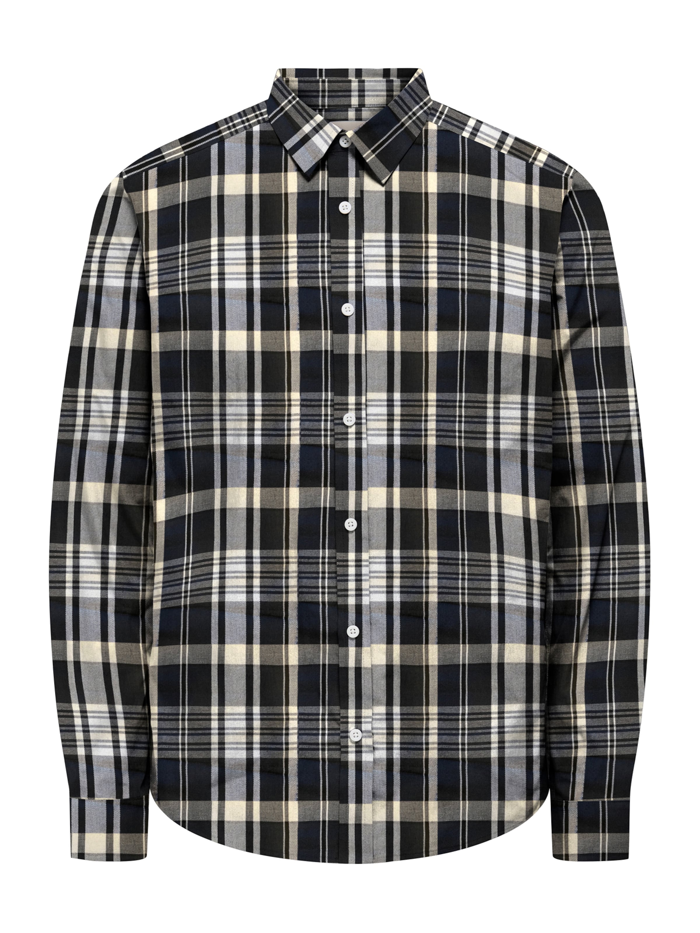 Only & Sons Regular fit Button Up Shirt 'ONSKIM' in Blue: front