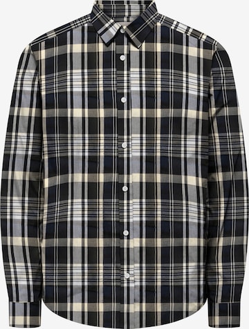 Only & Sons Button Up Shirt 'ONSKIM' in Blue: front