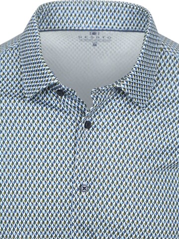 DESOTO Slim fit Button Up Shirt in Blue