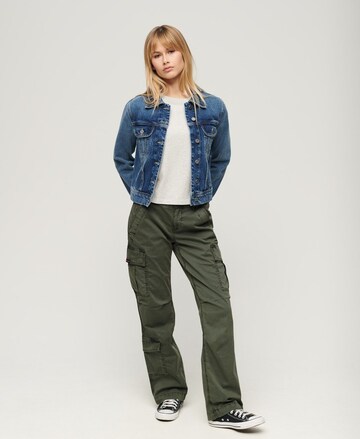 Regular Pantalon cargo Superdry en vert