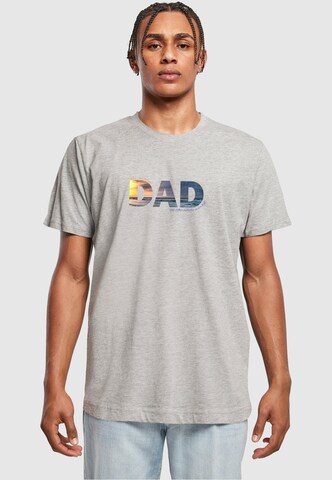 Maglietta 'For The Best Dad' di Merchcode in grigio: frontale