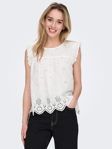 ONLY - Blusa 'Oda' en blanco