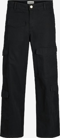 JACK & JONES Брюки-карго 'BILL RUSH' в Черный: спереди