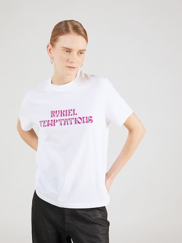 Sonia Rykiel - Camiseta en blanco: frente