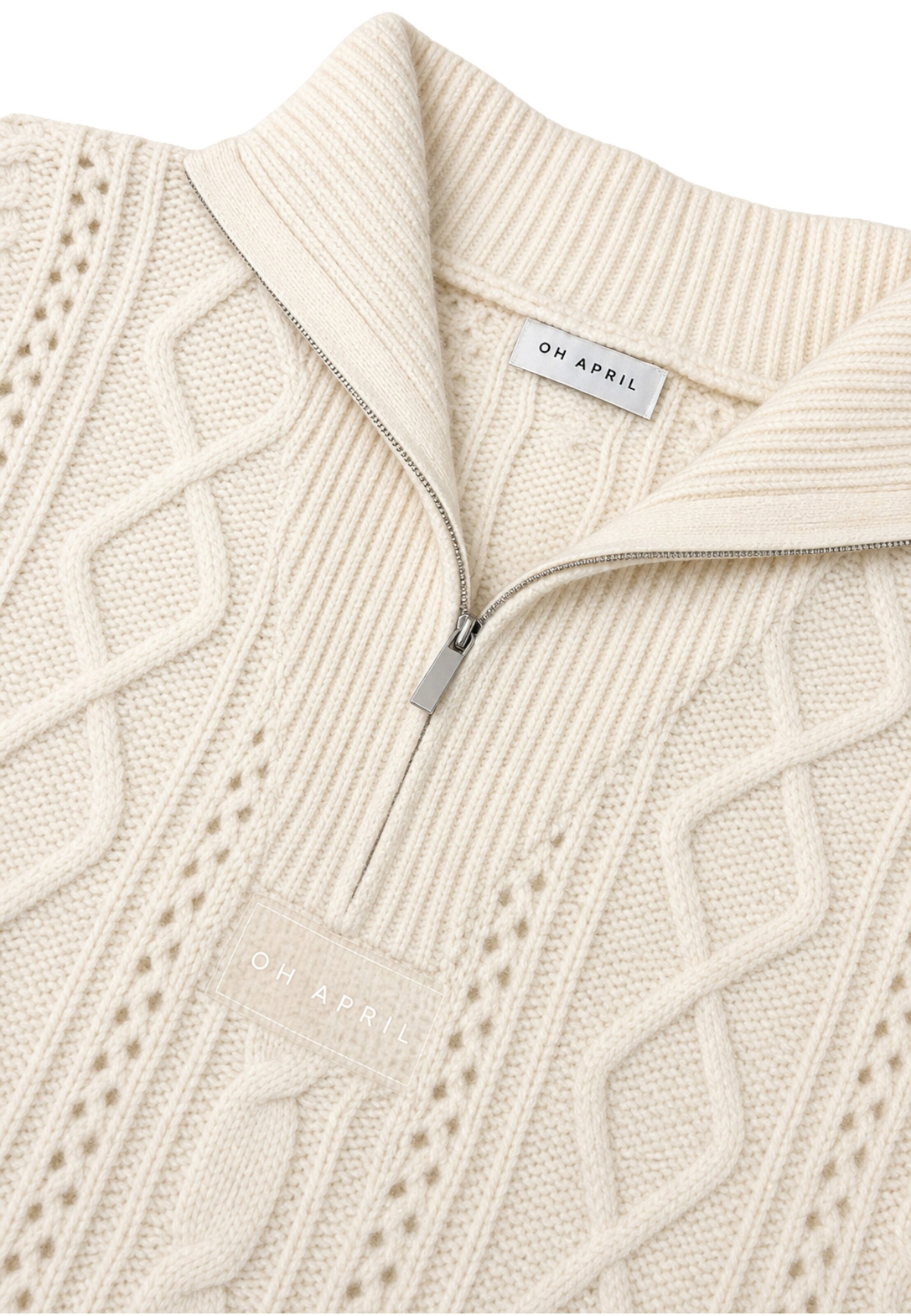 Pull-over 'Nevi' OH APRIL en blanc