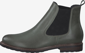 TAMARIS Chelsea Boots in Green