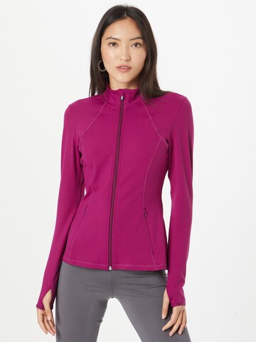 SKECHERS Sportief sweatvest in Lila: voorkant