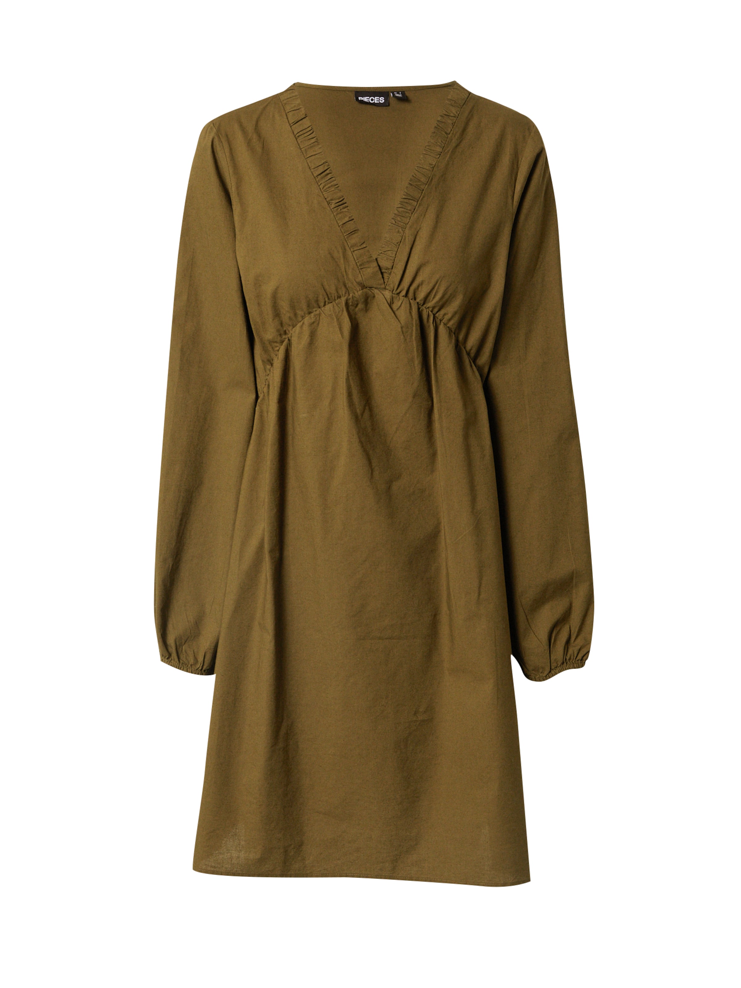 PIECES Kleid 'SIV' in Grün: Vorderseite