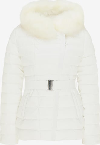 faina Winter Jacket in White: front