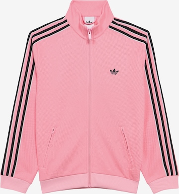 ADIDAS ORIGINALS Sweat jacket 'FIREBIRD' in Pink: front