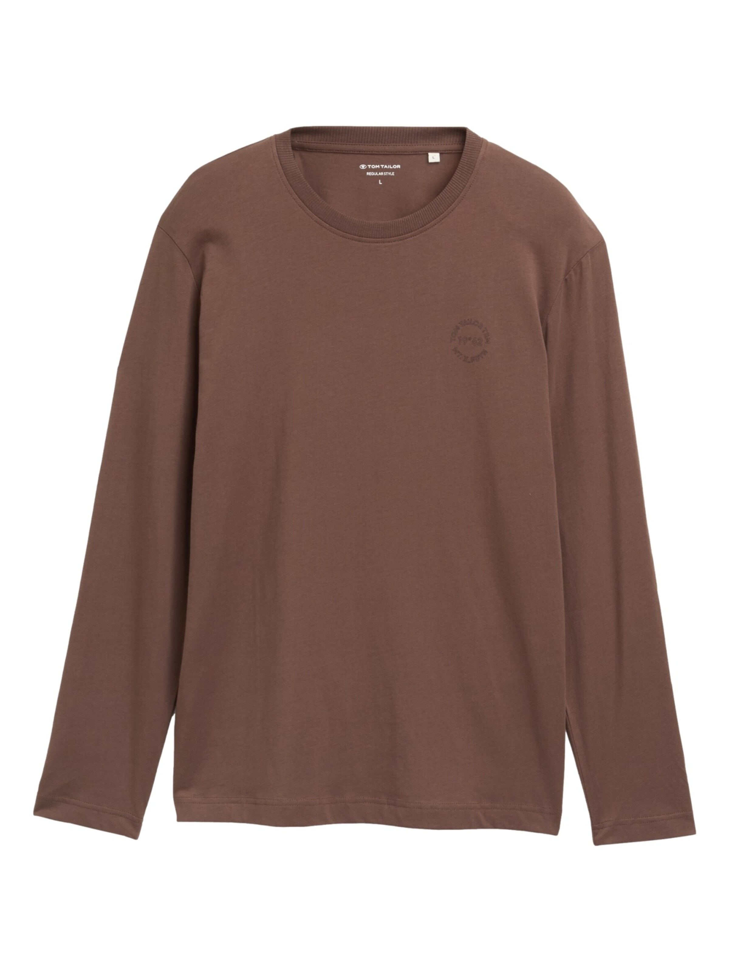 TOM TAILOR Shirt in de kleur Bruin, Productweergave