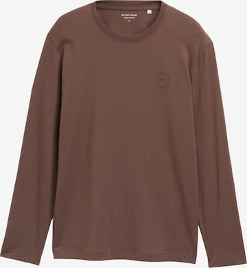TOM TAILOR Shirt in Brown: front