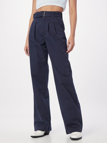 Loosefit Pantalon à plis 'SOPHIA' DENHAM en bleu : devant