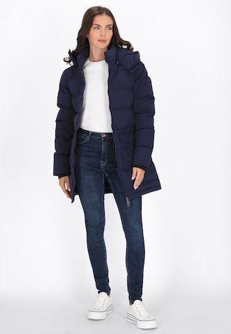 usha BLUE LABEL Winter coat 'Blue Label' in Blue