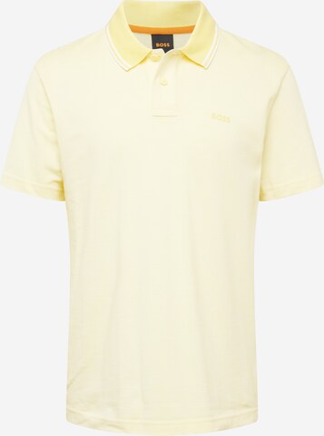 BOSS - Camisa 'PeoxfordNew' em amarelo: frente