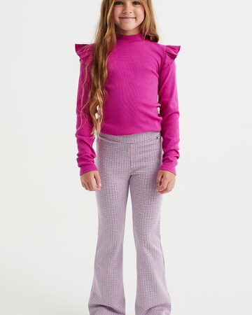 WE Fashion Flared Leggings in Pink