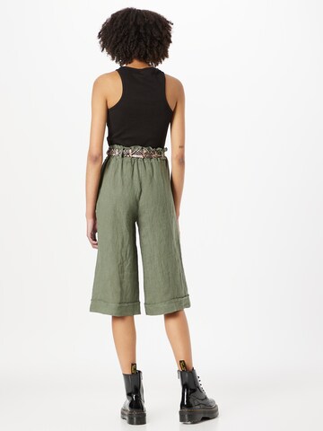 ZABAIONE Wide leg Broek 'Chaila' in Groen