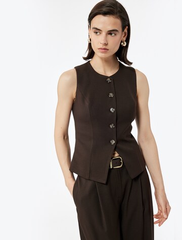 Koton Suit Vest in Brown: front