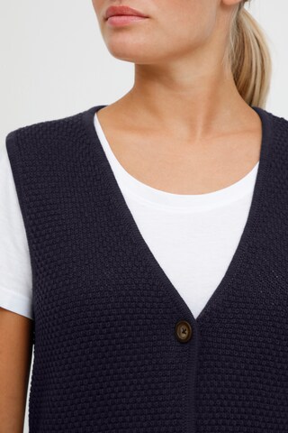 Oxmo Knitted Vest 'HEIDI' in Blue