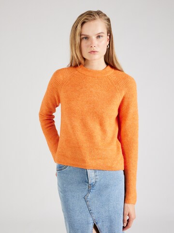 PIECES Sweater 'ELLEN' in Orange: front