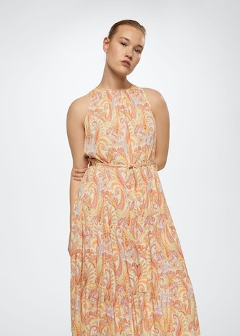 MANGO Summer Dress in Orange