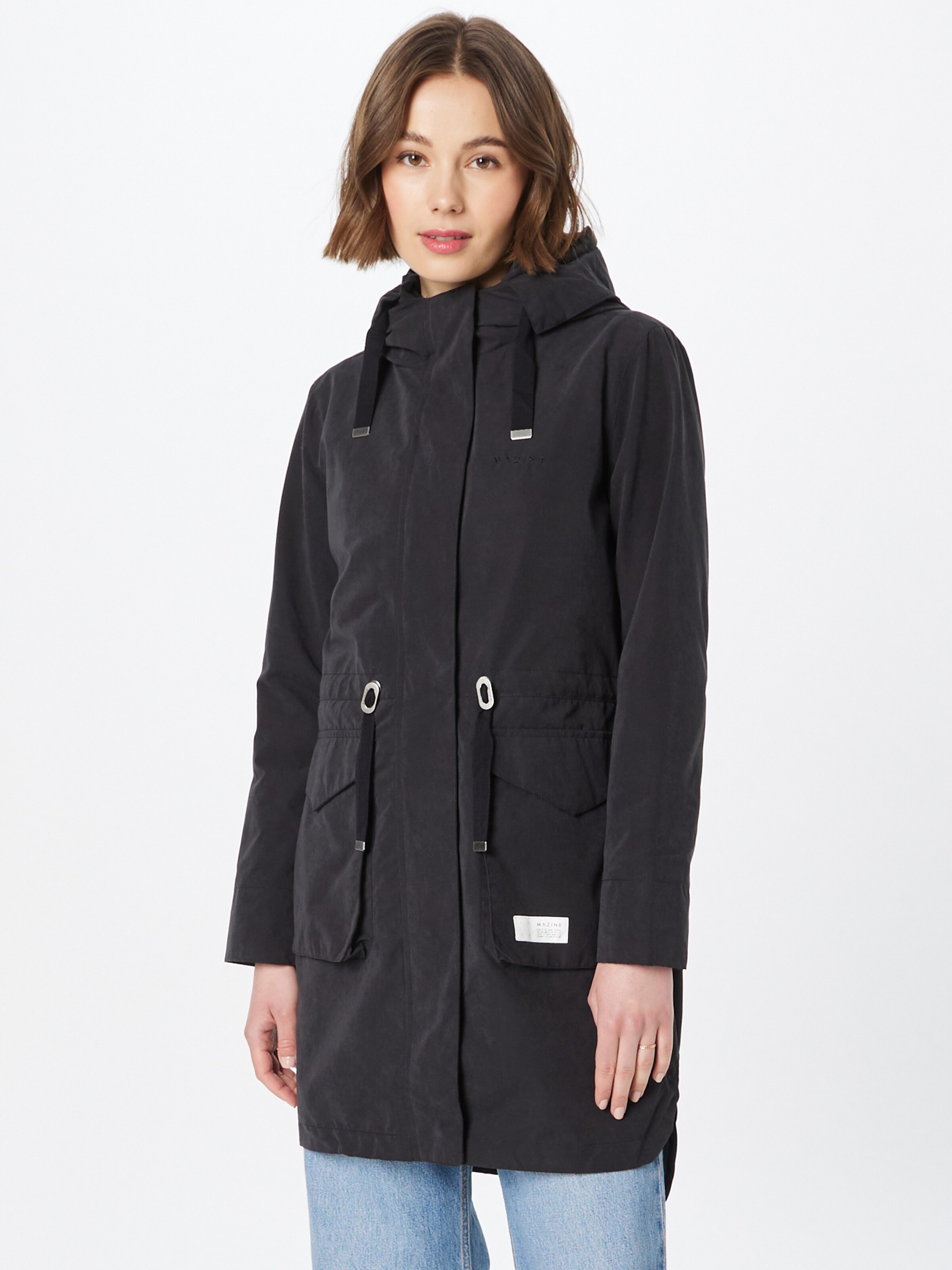 Frauen Große Größen mazine Parka 'Marydale' in Schwarz - FV40988 Frauen Große Größen mazine Parka 'Marydale' in Schwarz - FV40988