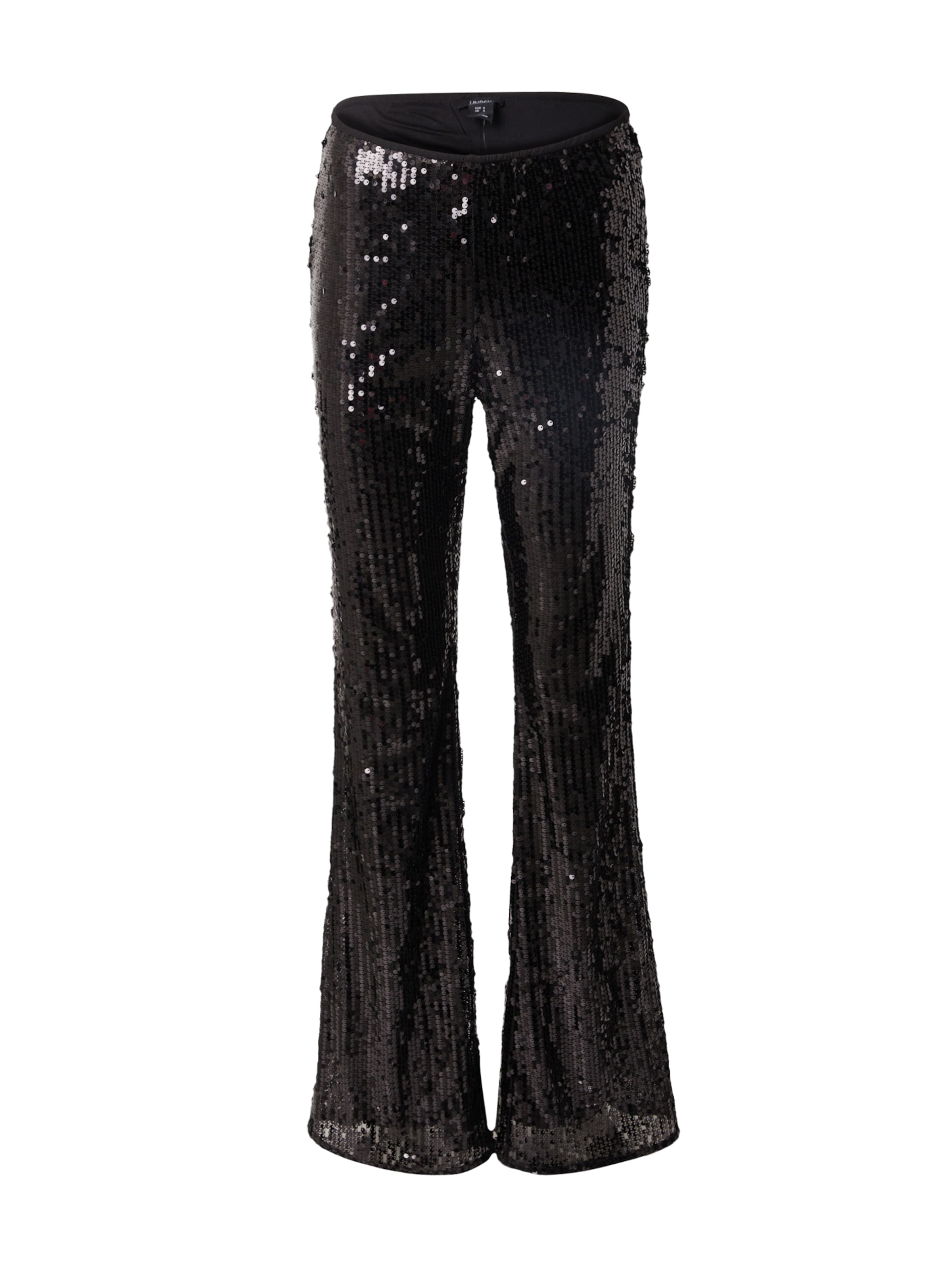 Lindex Regular Pants in Black: front