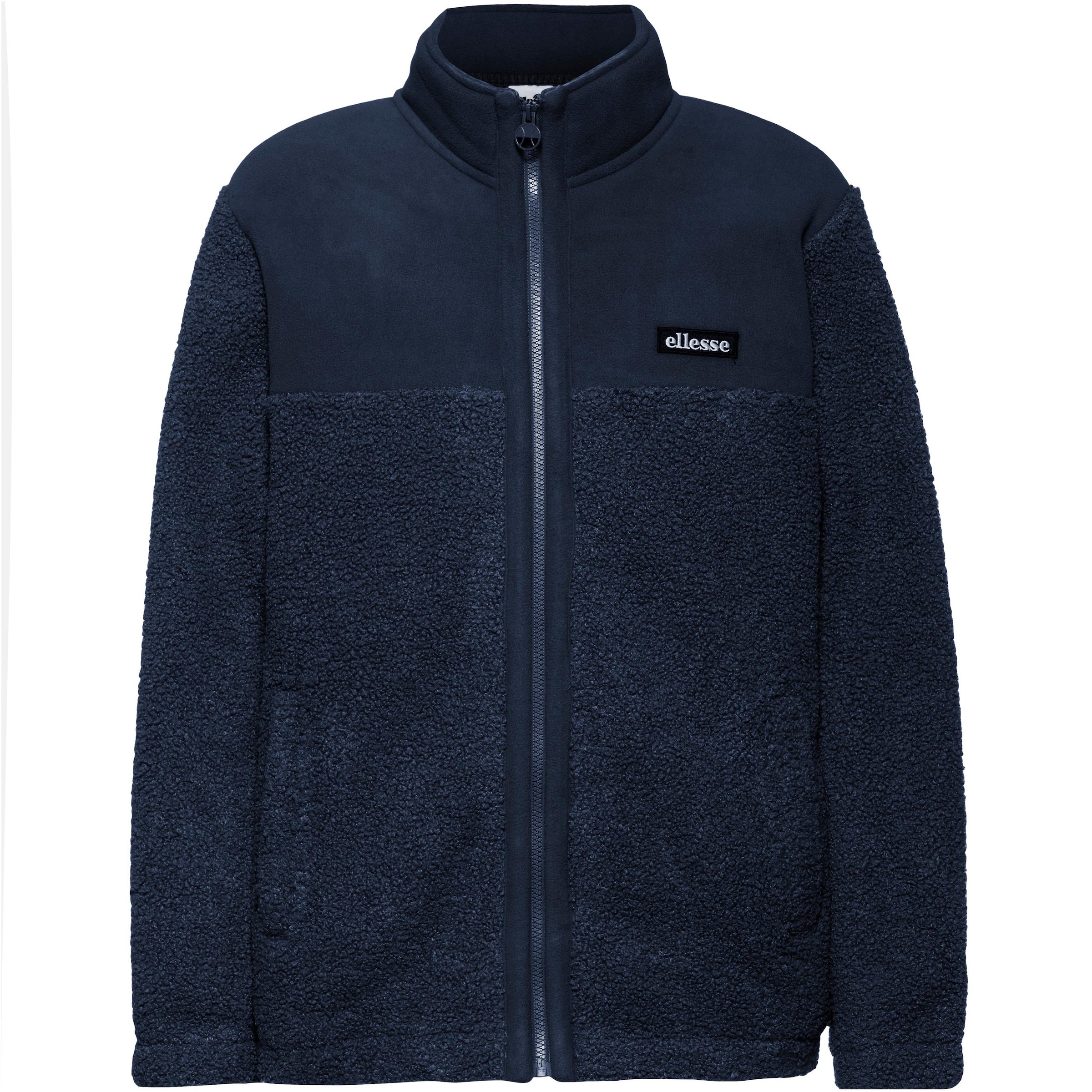 ELLESSE Fleece Jacket 'Furry' in Blue: front