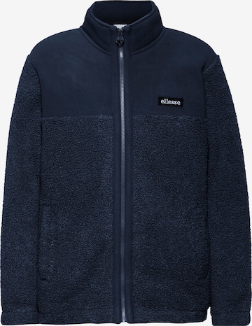 ELLESSE Fleecejacke 'Furry' in Blau: Vorderseite