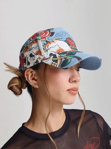 Cappello da baseball 'Skull Rose' di Ed Hardy in blu