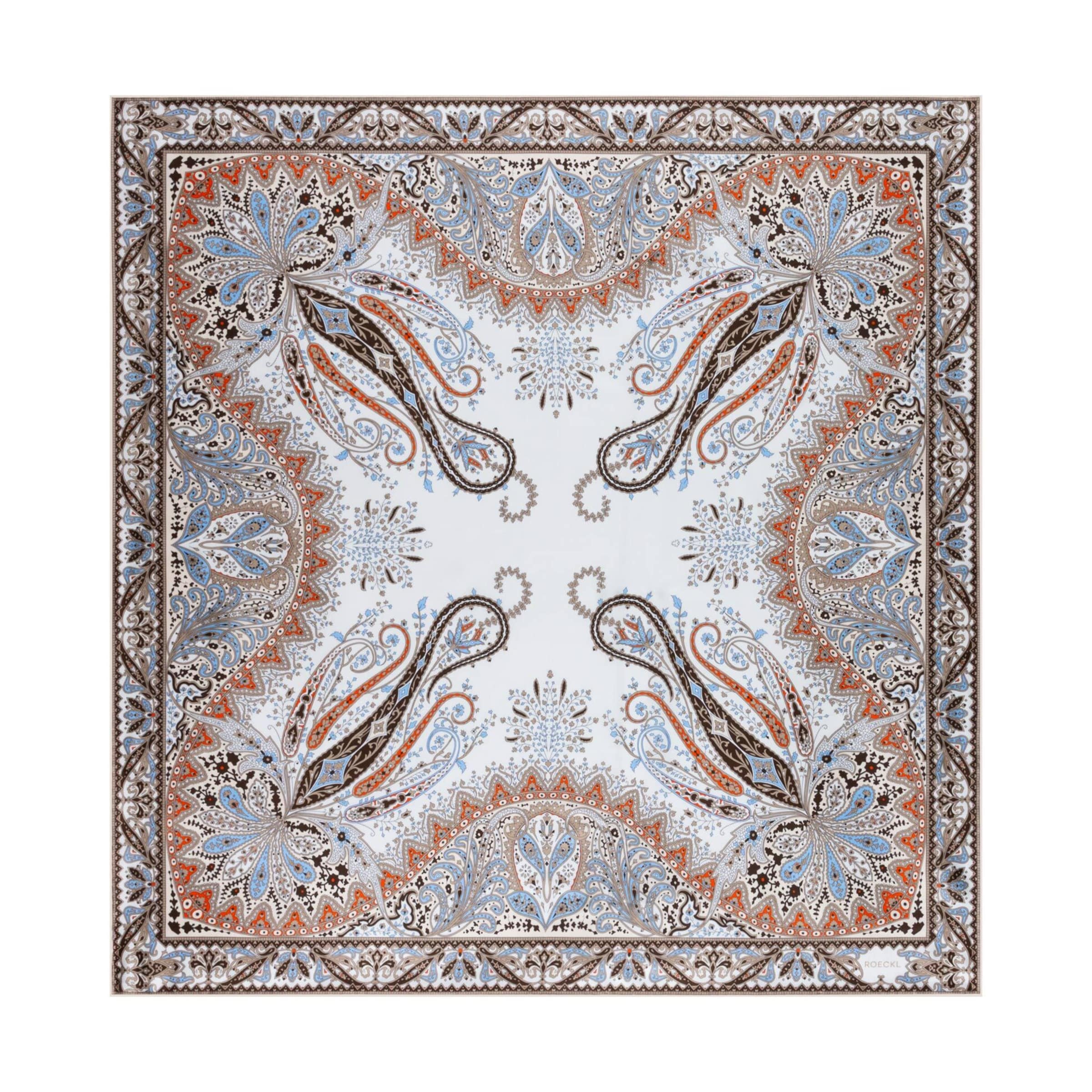 Foulard ' PAISLEY DREAMS ' di Roeckl in beige: frontale