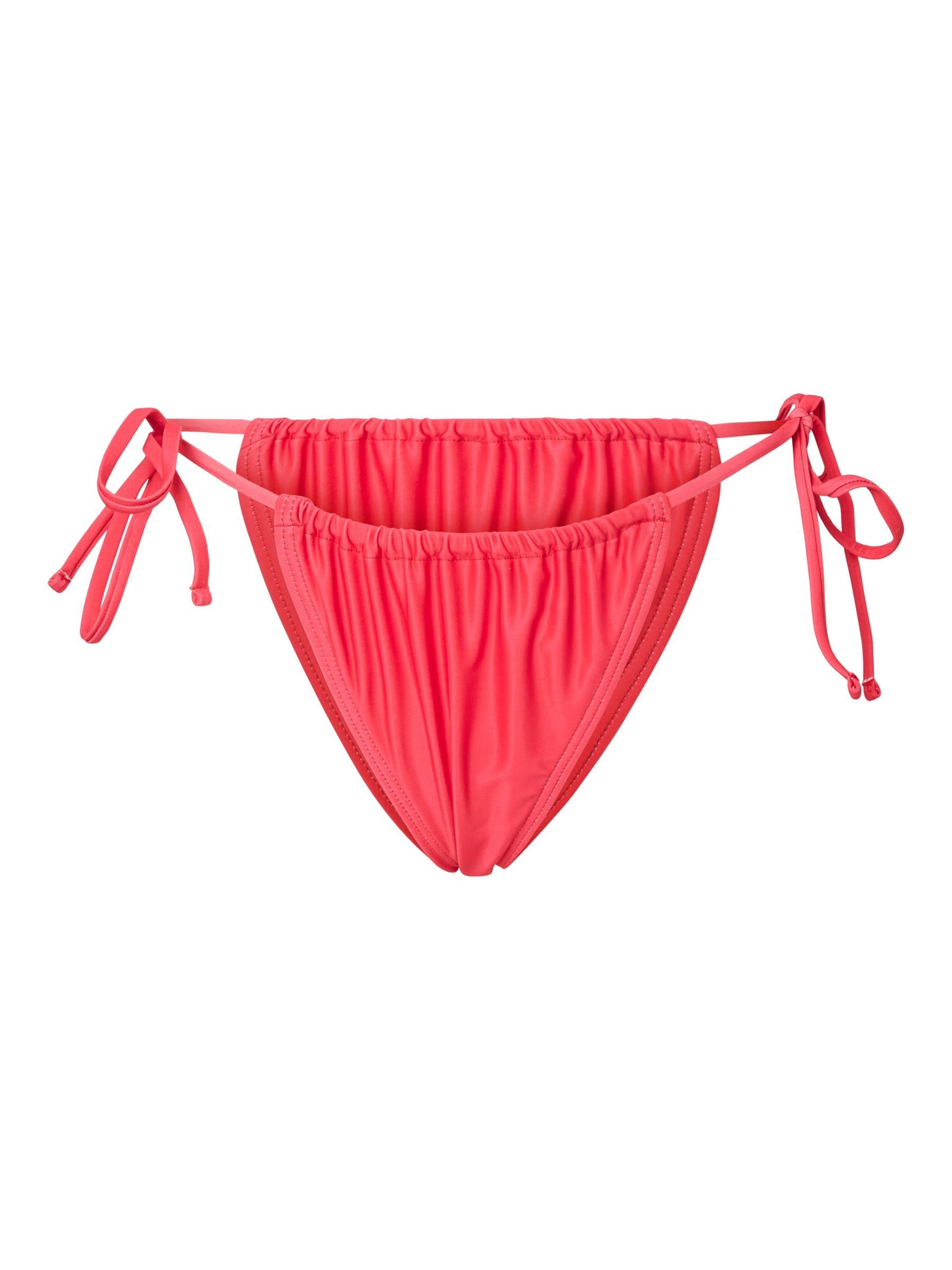 PIECES Bikinibroek 'PCBaomi' in de kleur Rood, Productweergave