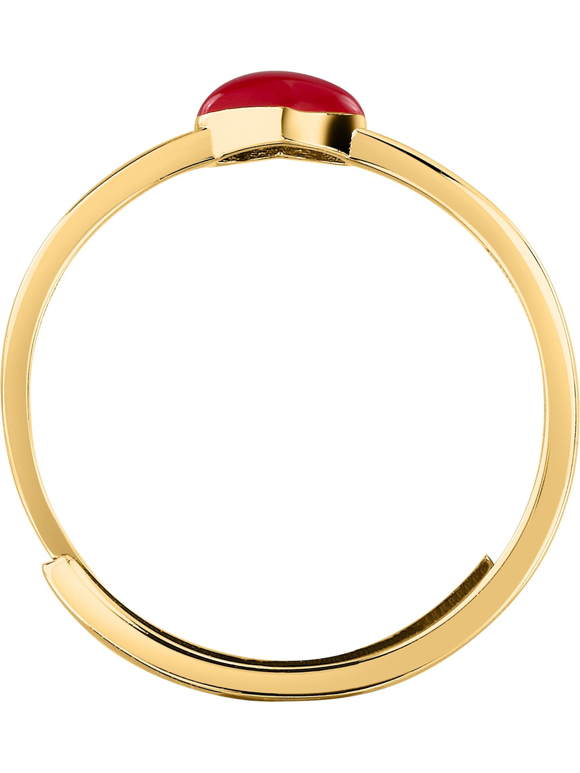 La Petite Story Ring in Yellow: front