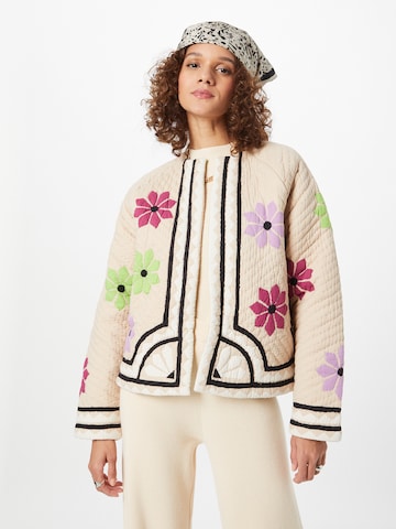 Essentiel Antwerp - Chaqueta de entretiempo en blanco: frente