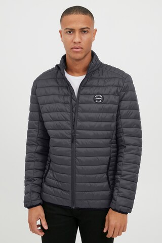 INDICODE JEANS Between-Season Jacket 'DAVITH' in Grey: front