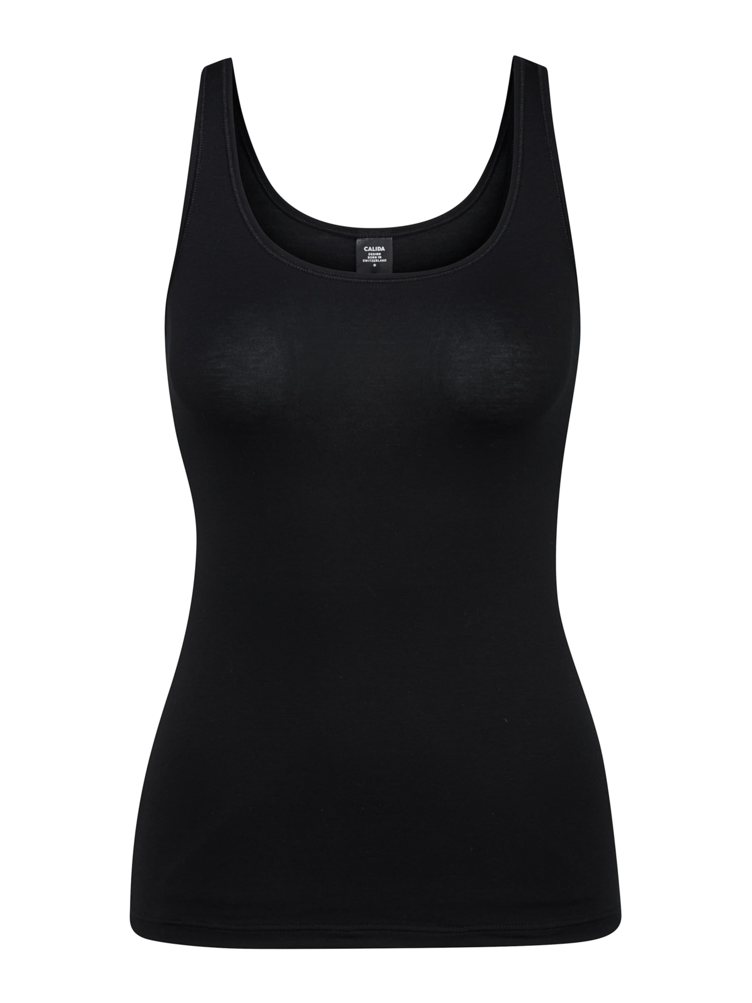 CALIDA Undertrøje i sort: forside