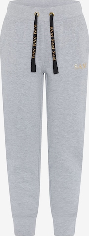 UNCLE SAM Tapered Pants in Grey: front