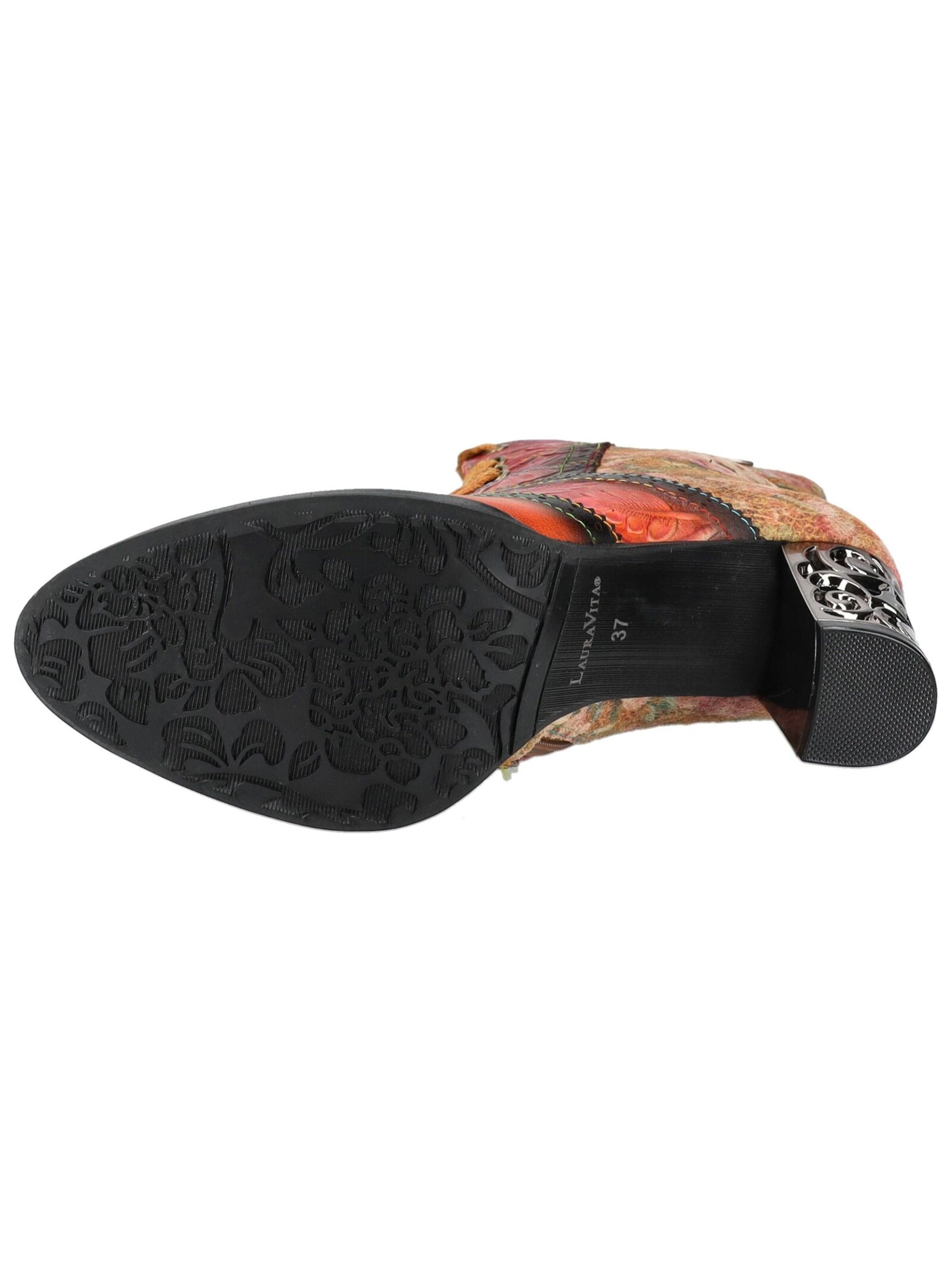 Bottines à lacets Laura Vita en rouge