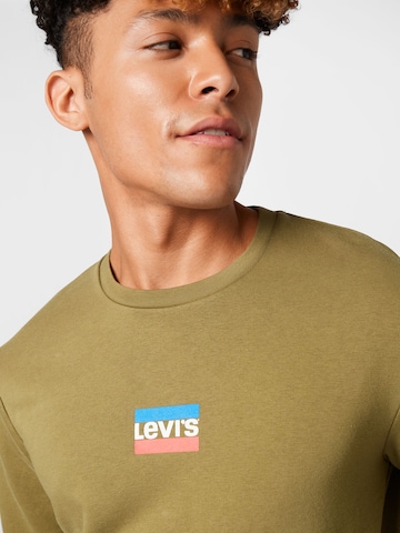 LEVI'S ® Mikina 'Graphic Crew' - Zelená