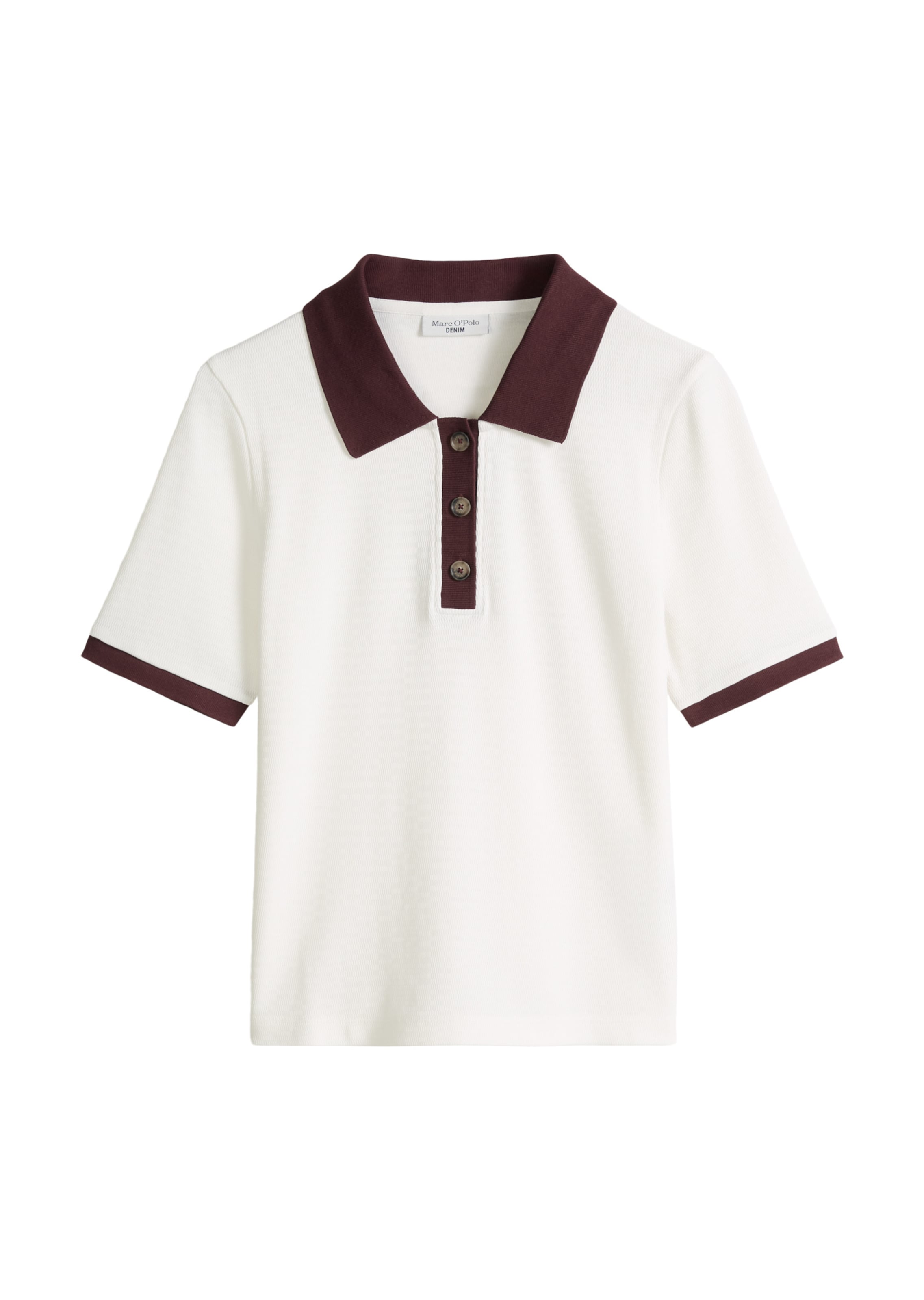 T-shirt Marc O'Polo DENIM en beige : devant