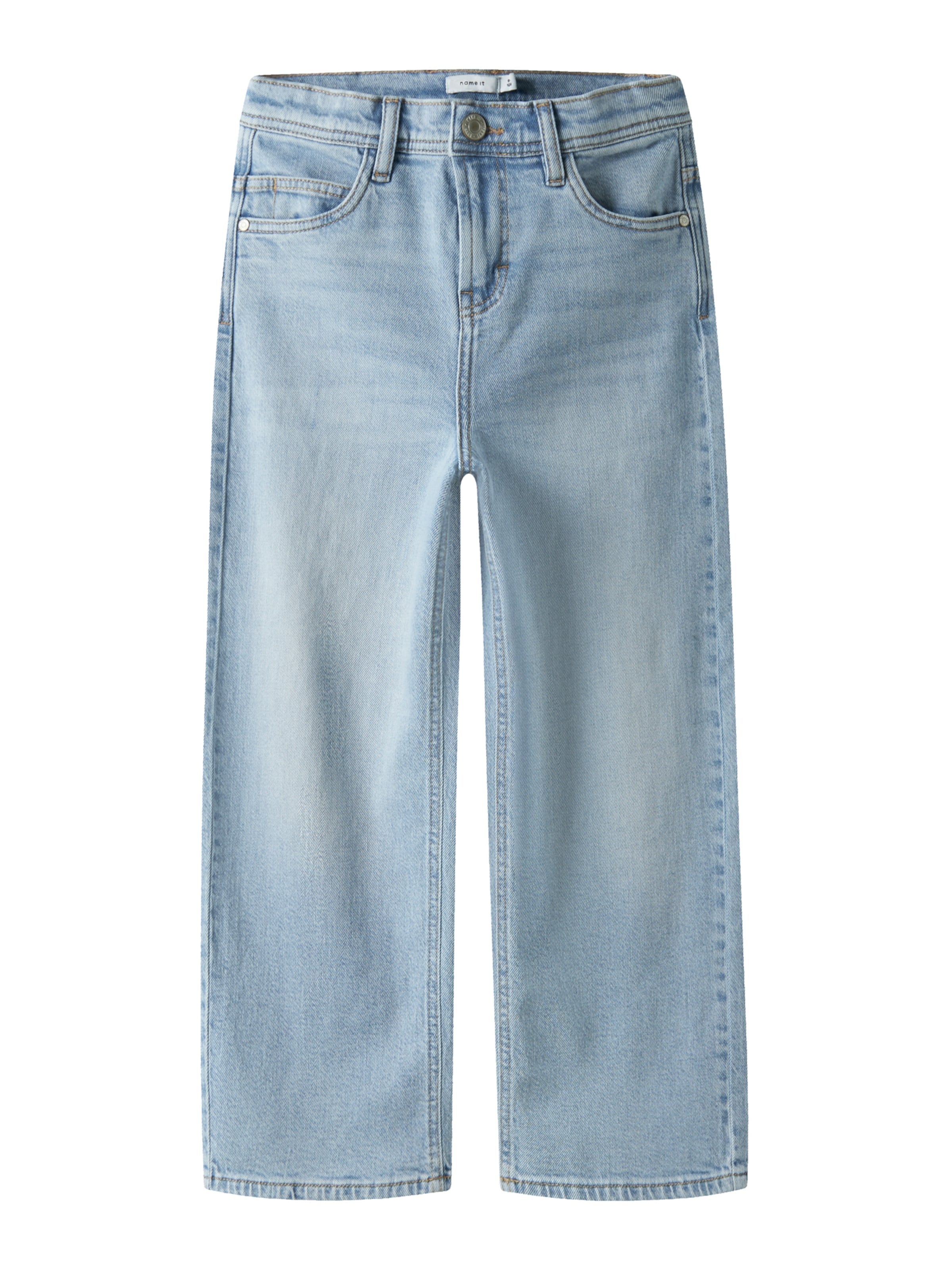 Wide leg Jeans 'BNKMBen' di NAME IT in blu: frontale