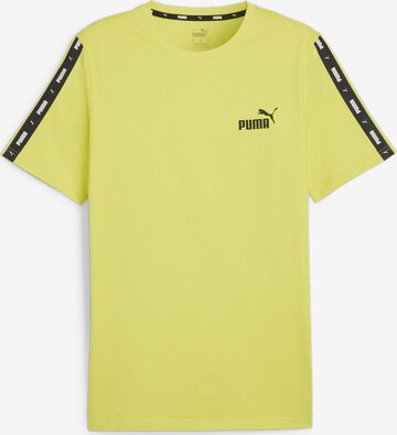 PUMA Shirt 'Essentials+' in Groen: voorkant