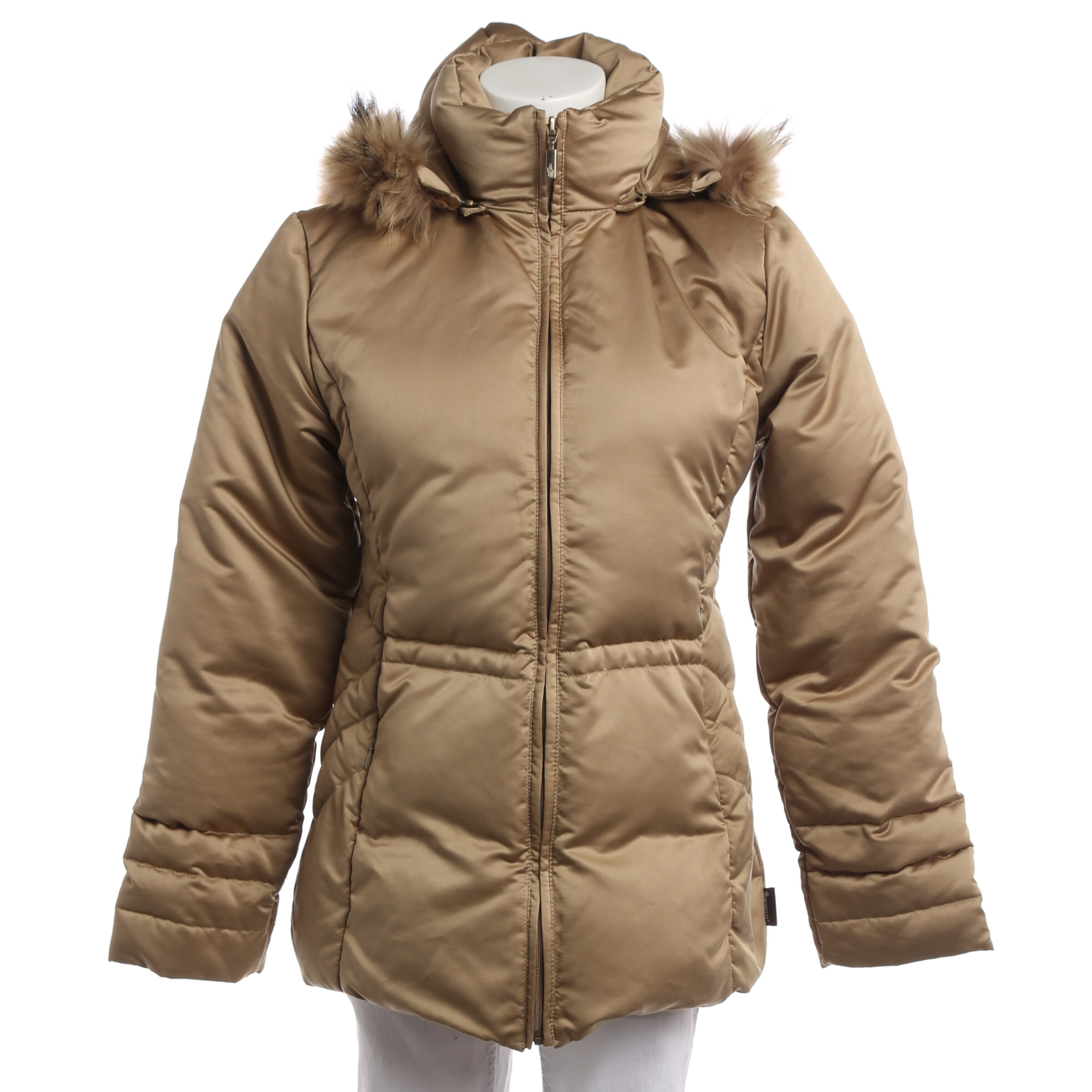 MONCLER Jacket & Coat in S in Brown: front