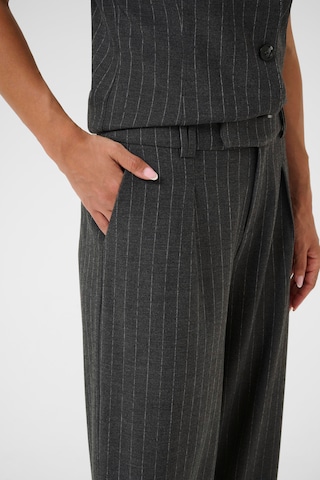 Wide Leg Pantalon à pince 'CRTingle' Cream en gris